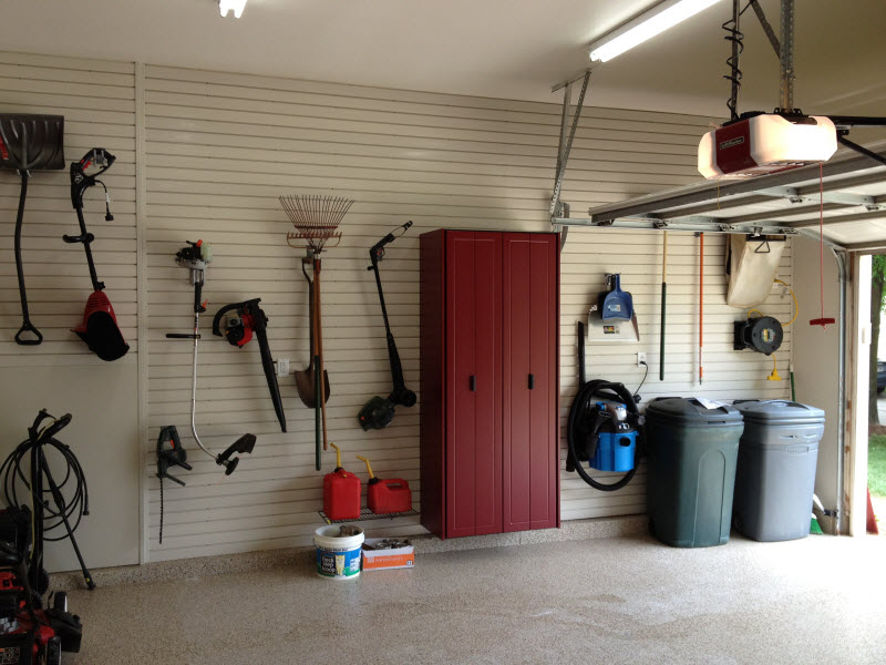 Marietta - Slatwall and a Garage Storage Cabinet